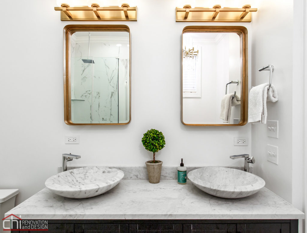 chi | Ranch Triangle Chicago He She Vanity Renovation