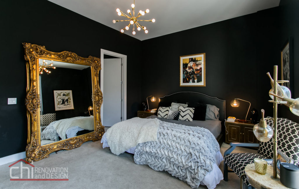 CHI | Artistic Urban Chicago Master Bedroom Interior Renovation