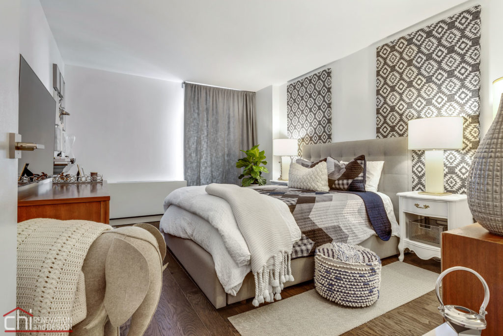 CHI | Chicago Modern Condo Living Master Bedroom Renovation