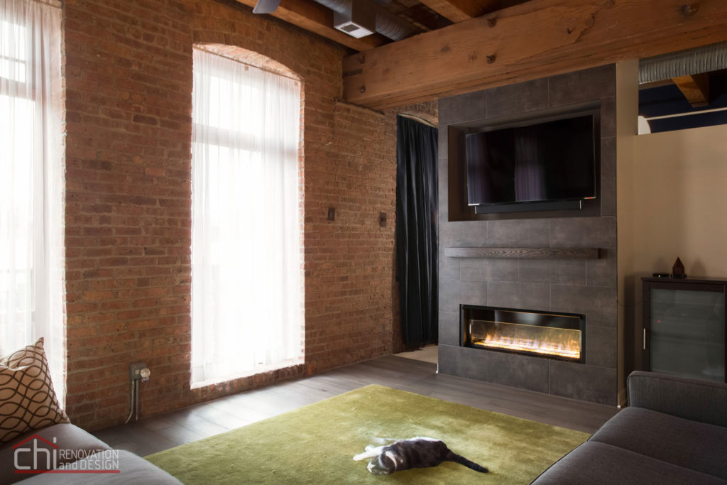 CHI | Chicago Modern Rustic Living Area Remodel